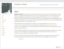 Tablet Screenshot of andrewlesueur.org